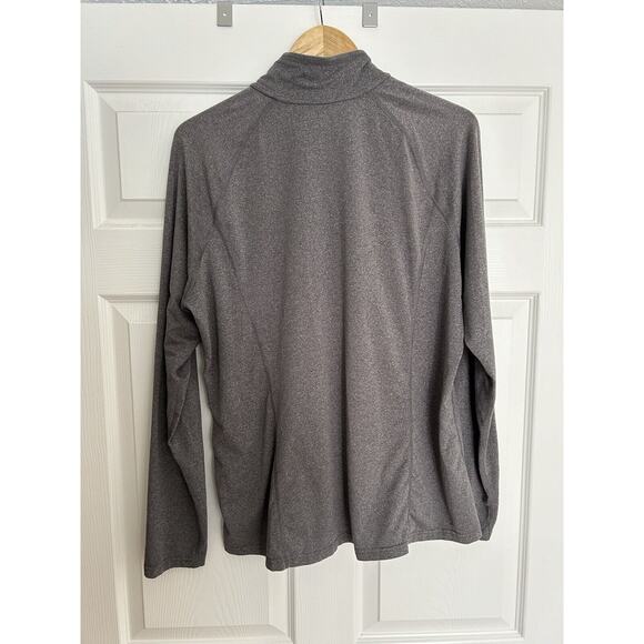 REI 2XL Grey Lightweight Pullover Fleece Zip Active Skiing Hiking Outdoor XXL - Picture 2 of 8
